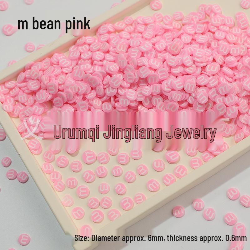 Eco-friendly M&M's Soft Clay Slices for DIY Crystal Slime and Crafts