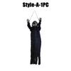 Halloween Hanging Ghost Decoration Long Hair Scary Ghost Haunted House Secret Room Horror Atmosphere Party Props Indoor Outdoor