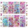 Authentic Glitter Shaka Shaka 8 Puffy 3D Stickers with Perfect for and Schedules of Stickers, Types, Popular, Cute, Sequins, Planners, Notebooks,