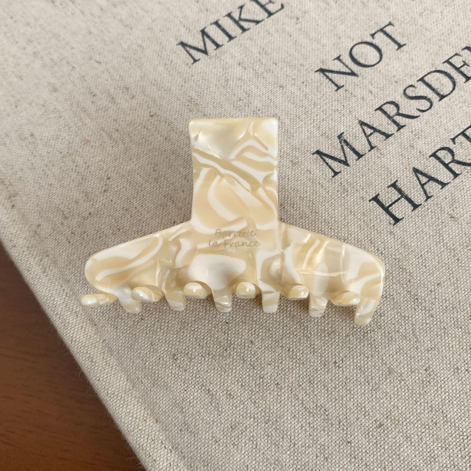 

Инс Ретро 6,5 см Маленькая Геометрическая Заколка для Волос Простая Ацетатная Заколка-Акула Для Женщин Девочек Hair Claws