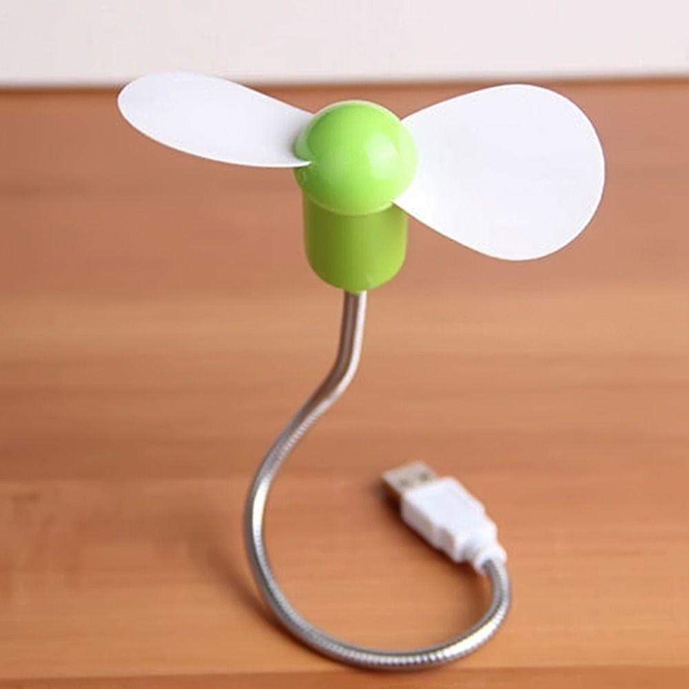 Portable Mini USB Fan Serpentine Large Wind USB Small Fan Long 30cm Adjustable Desktop Fan
