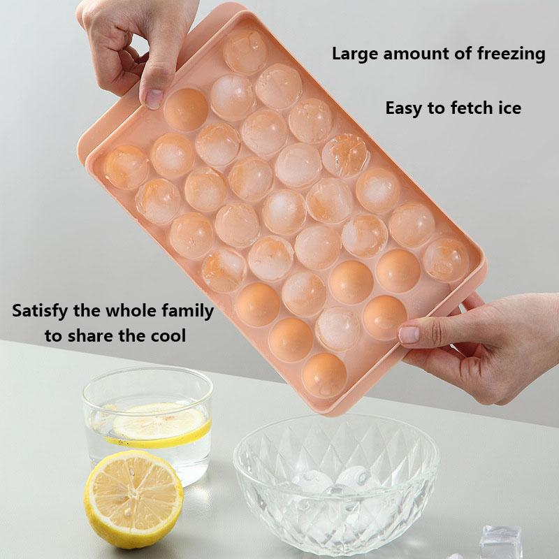 17cm Ice Boll Hockey PP Mold Frozen Whiskey Ball Popsicle Ice Tray Lollipop Making Gifts Kitchen Tools Accessories Ice Box