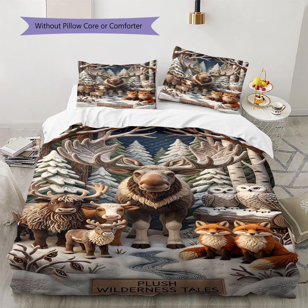 Mellow Feeling Bedding Quilt Set Quilt Cover Pillowcase Home Decoration Birthday Gift (1 * duvet cover + 2 * pillowcase, without core)