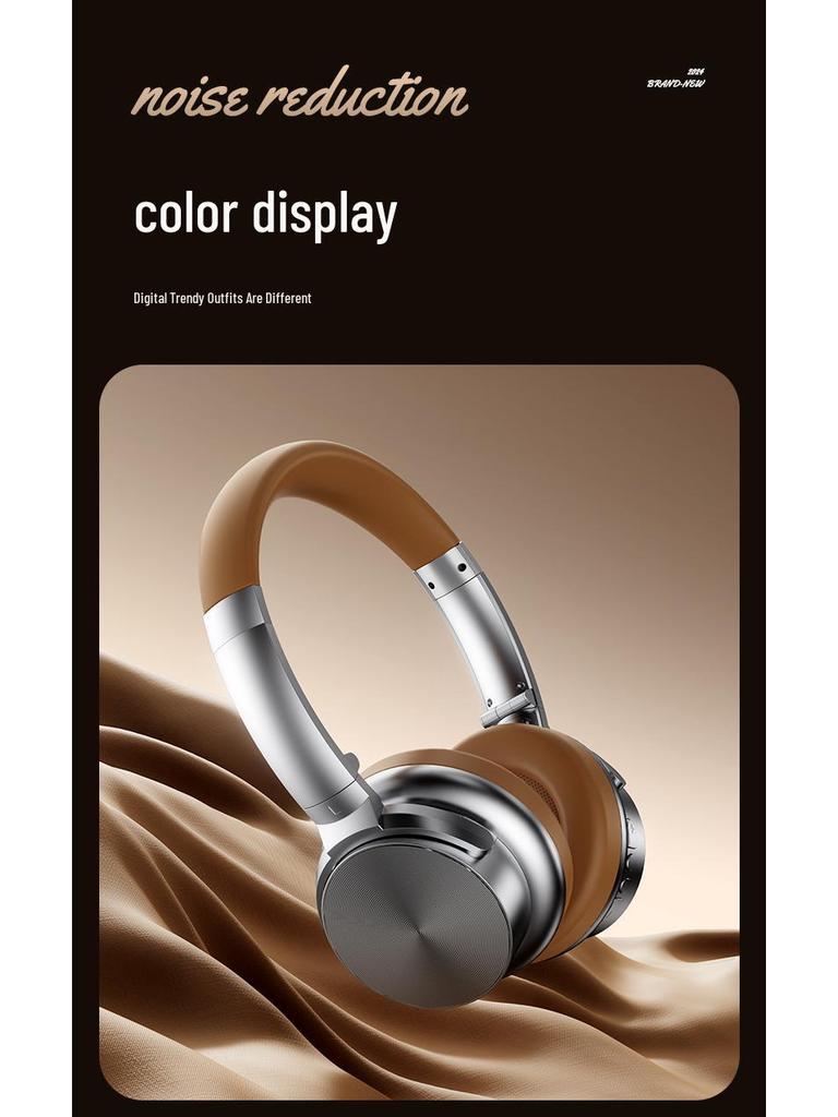 New A53 Retro Head-mounted Bluetooth Headset: Foldable, Comfortable, 5.3 Stereo Sound