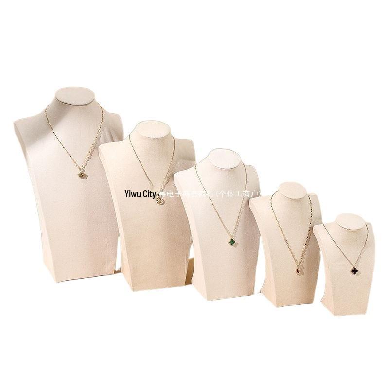 Jewelry Necklace Display Mannequin Stand for Sweater Chains