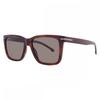 Hugo Boss Grey Square Men S SunglaSSeS BoSS 1598 S 0ex4 Ir 55 Brown Horn
