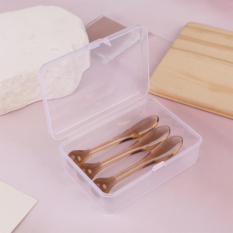 1/3Pcs Acrylic Cosmetic Spatulas Scoop With Box Face Cream Mask Mud Mixing Spoon Beauty Tools Absorb Roller Facial Applicator