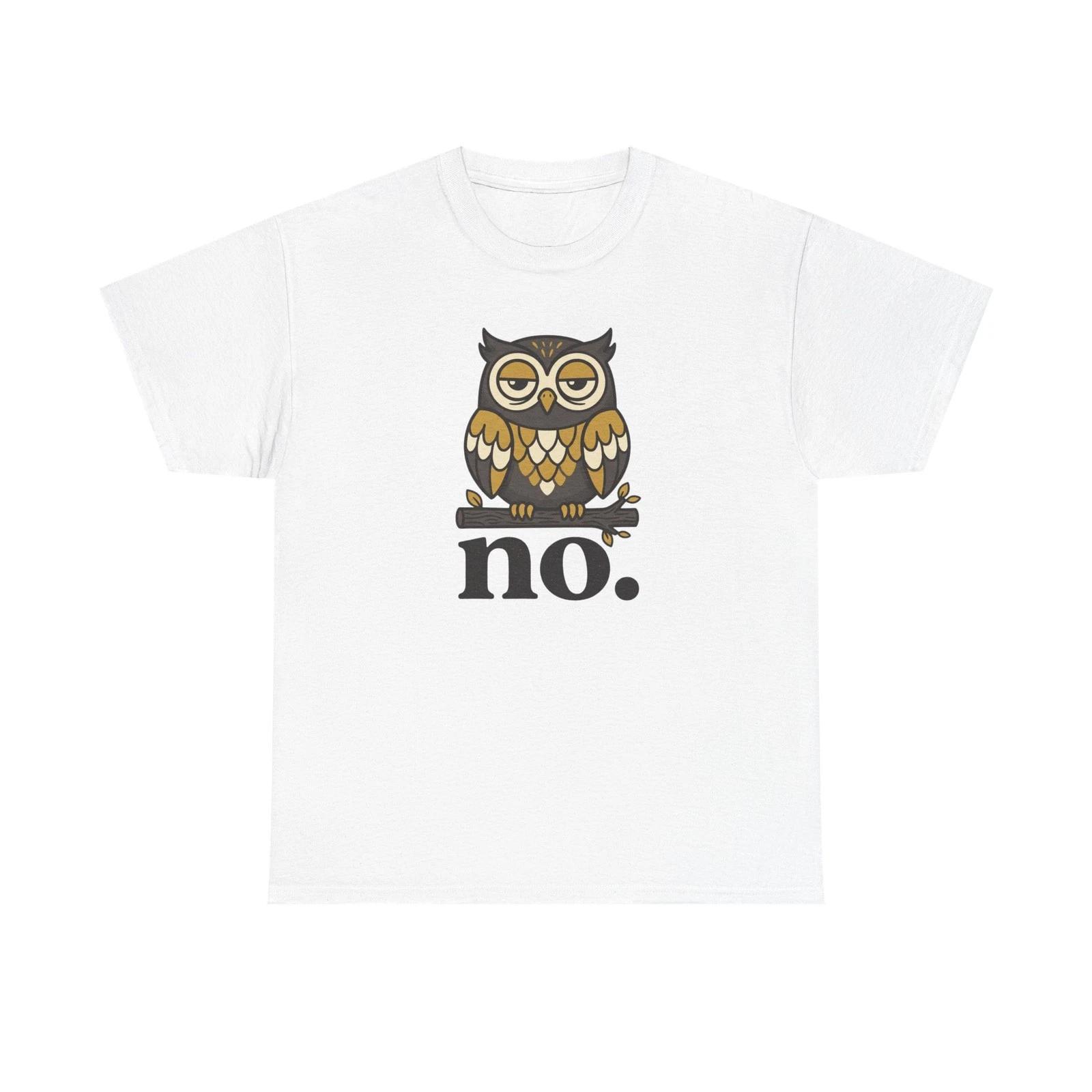 Funny Owl T shirt —  no.  Graphic Tee S