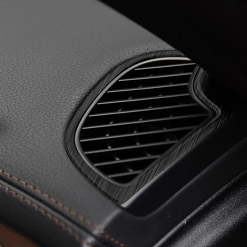 Dashboard Air Condition Vent Frame Sticker For Mercedes Benz S Class W222 2014- Carbon Pattern Trim Interior Car Accessories