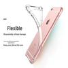 Pisen Transparent Airbag Anti-Fall TPU Phone Case for iPhone