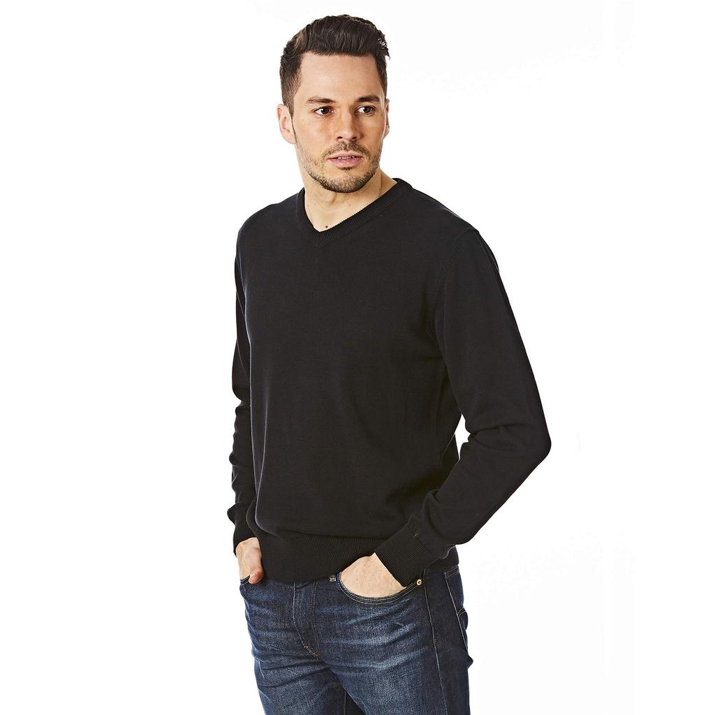 CastlePoint Mens Knitted V Neck Jumper
