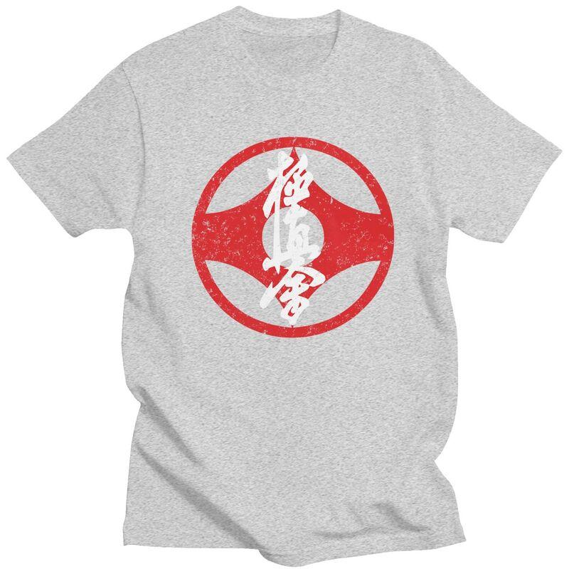 Custom Male Kyokushi Karate T Shirt Short Sleeve Cotton Tshirts Classic Tshirt Casual Martial Arts Tees Clothing