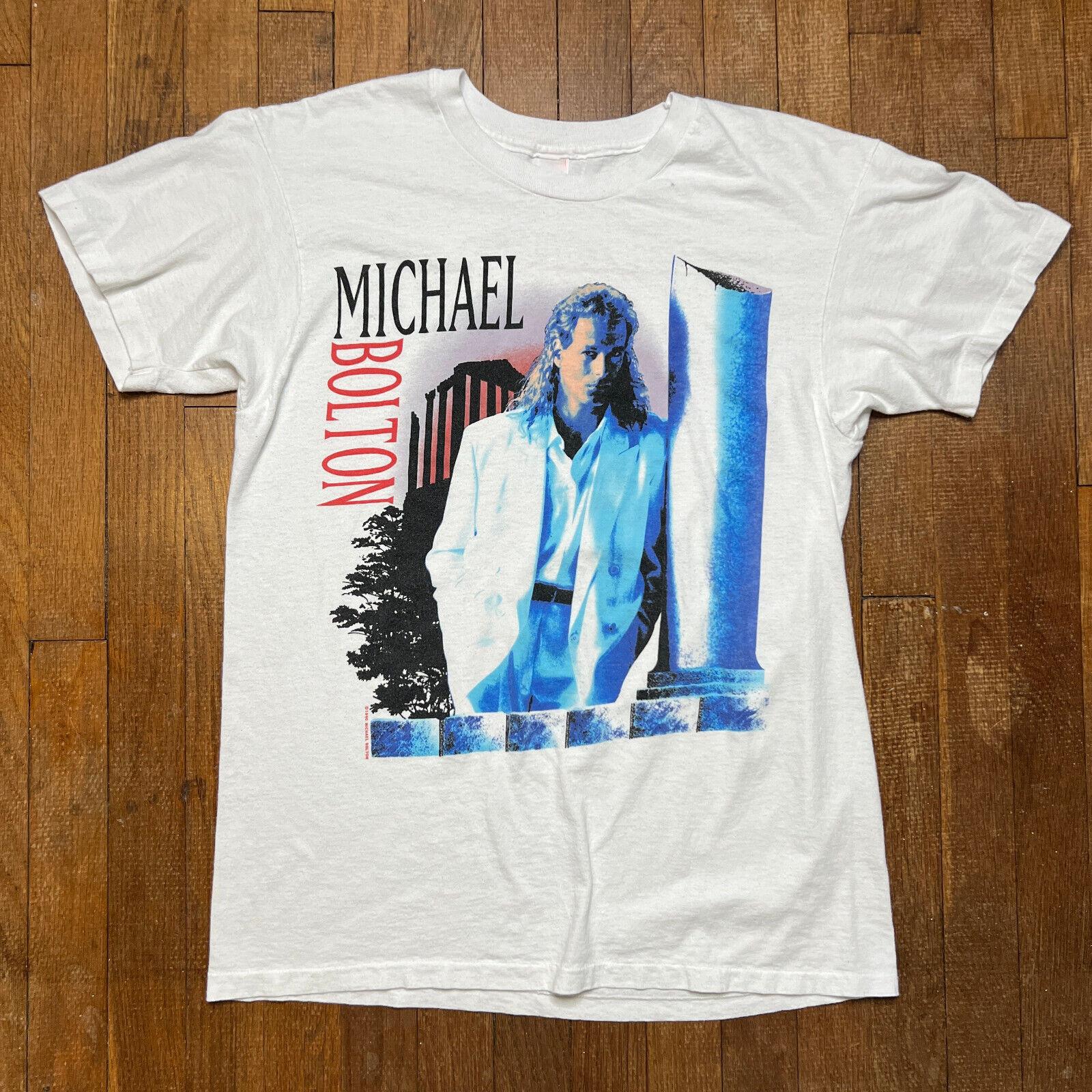 Белая футболка Michael Bolton Soul Provider Tour Все размеры от S до 5XL BT827 XXXL