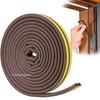 1 Roll 5M Door Window Seal Strip DIEP Self-adhesive Acoustic Foam Sealing Strip Tape Insulation Windproof Rubber Weatherstrip