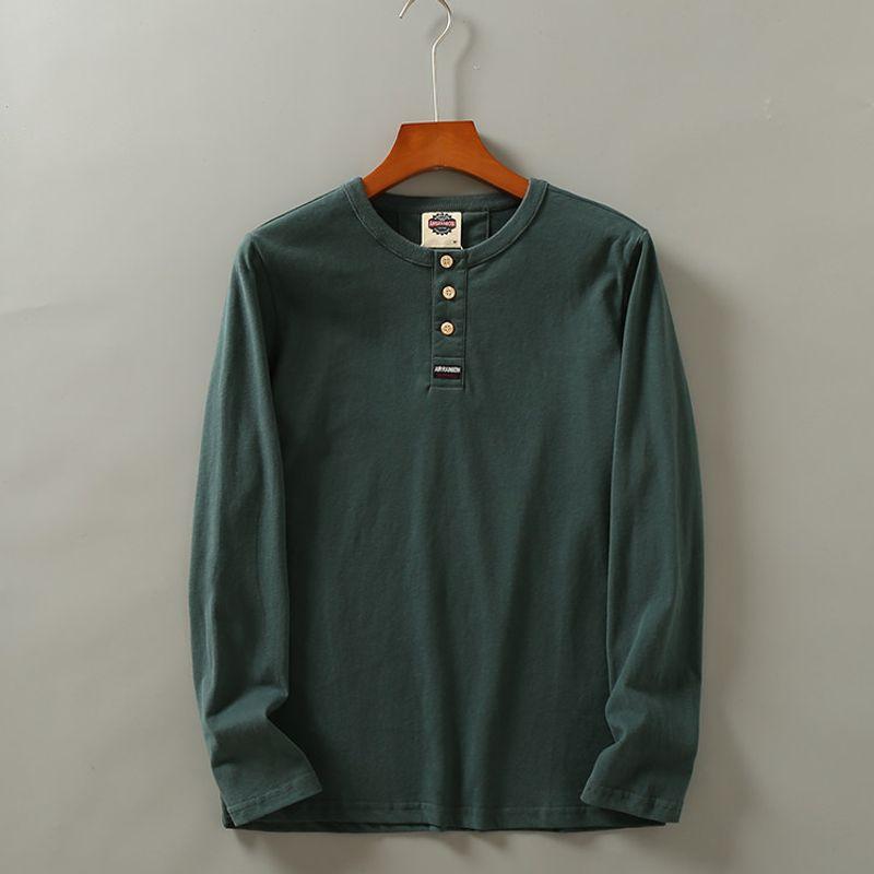 Export to Japan Foreign Trade Tail Order Retro Long-Sleeved T-shirt