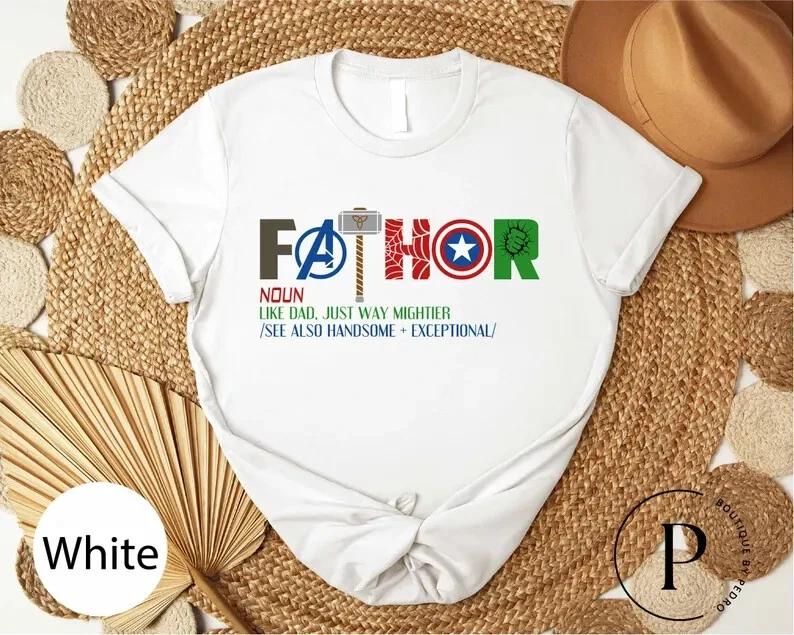 Fathor Shirt, Dad T-Shirt, Father s Day Tee, Superhero Dad shirt, Father s Day XL