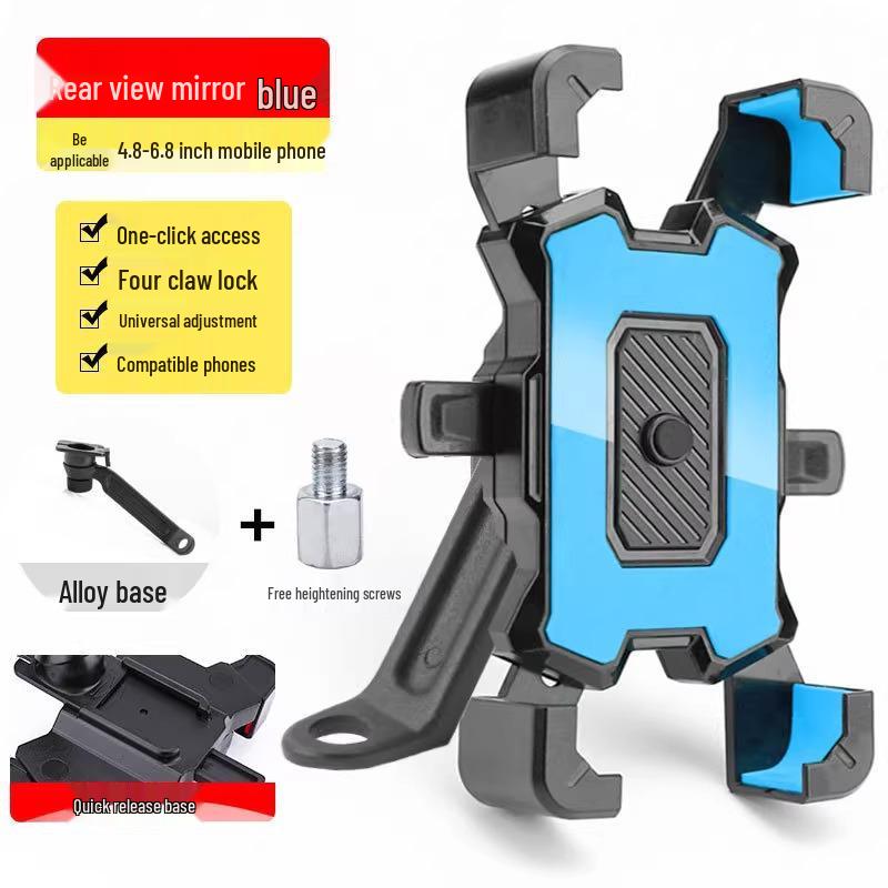 Electric Vehicle & Bike Phone Holder for Delivery Riders - Secure Mount for Navigation
