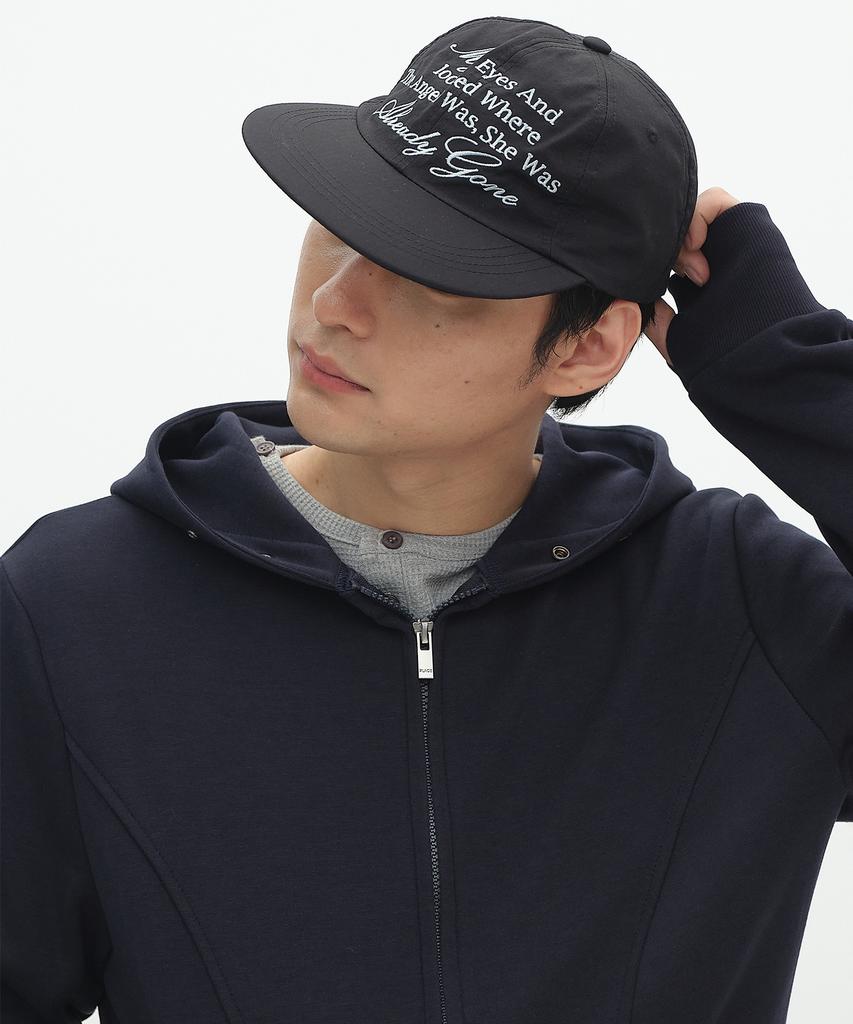 PLACESTUDIOMAN Vintage Classic Simple Mix Lettering Logo Standard Ball Cap_4 Colors