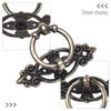 Antiker Legierungsschrank Retro Handgriff Schubladengriff Ring Holzgehäuse Schrankgriff Aufhängering Heimmöbel