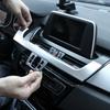 ABS Silber Für BMW 2er Gran Tourer F45 F46 218i 2014-2018 Auto Navigationsdisplay Panel Verkleidung Abdeckung Aufkleber Auto Zubehör