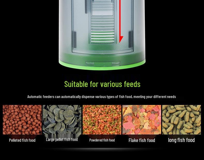 Smart Aquarium Fish Feeder with Timer - Large Capacity for Goldfish