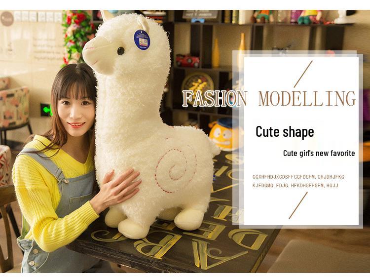 Creative Alpaca Llama Plush Pillow Doll - Cute & Funny Birthday Gift for Girls