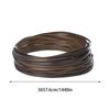 120Ft PE Gradient Flat Synthetic Rattan Material Roll Handmade Weaving Rope Repair Furniture Bed Sofa Chair Table Basket