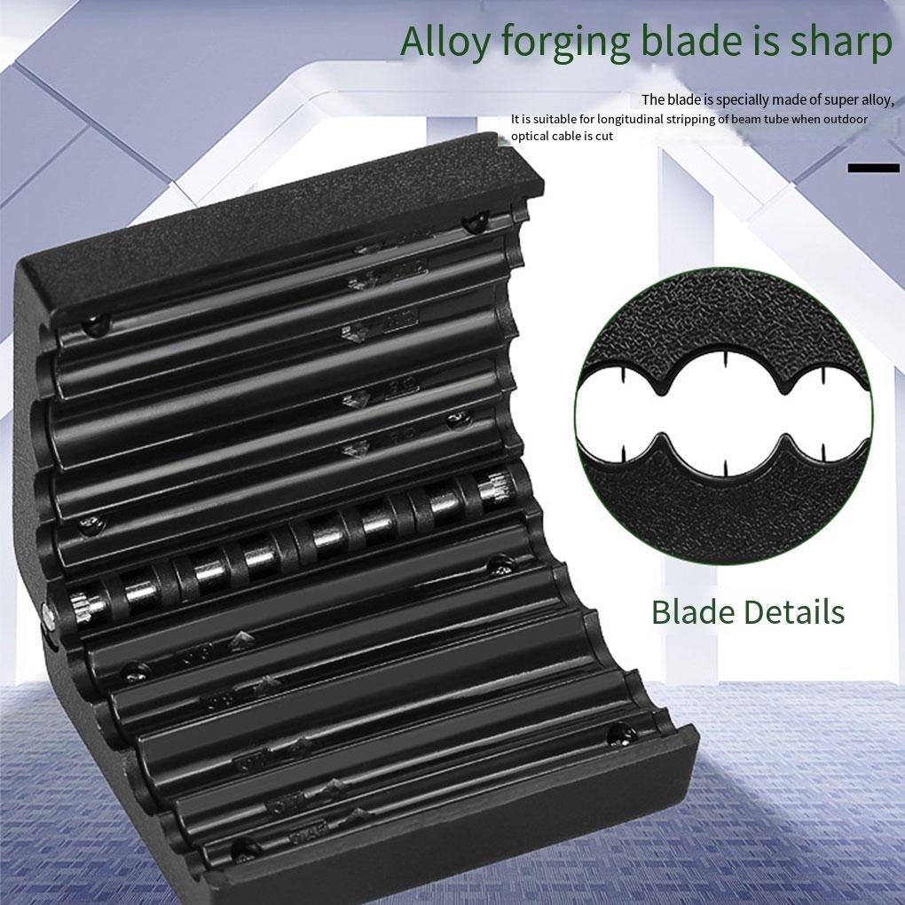 Longitudinal Beam Tube  Stripper4.5/6/7/8/11mm  Fiber Optical Cable Jacket Sheath Slitter Fiber Optical Loose Tube FTTH Tools