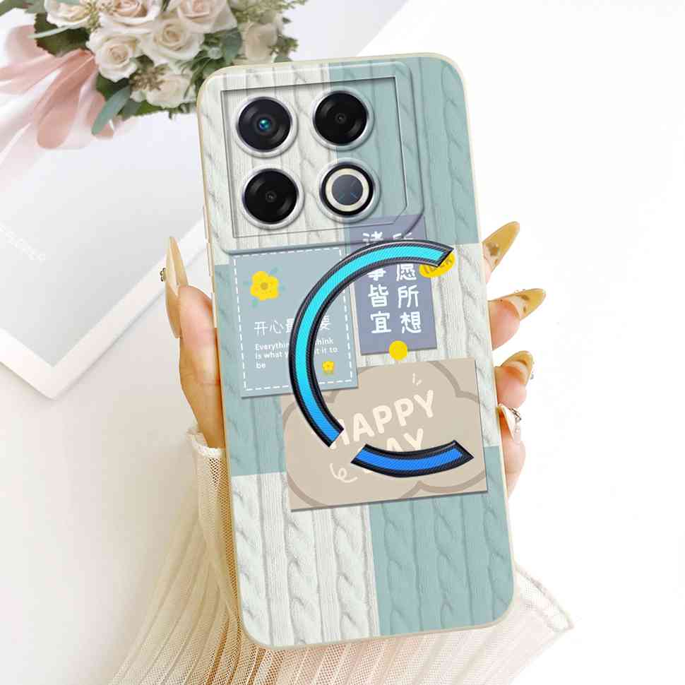 For Infinix GT 20 GT20 Pro Case Lucky Cute Cat Rabbit Cartoon Pattern Back Cover For Infinix GT 20Pro X6871 Phone Shell Coque