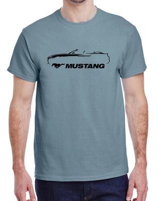2021-24 Ford Mustang Convertible Classic Outline Design Tshirt