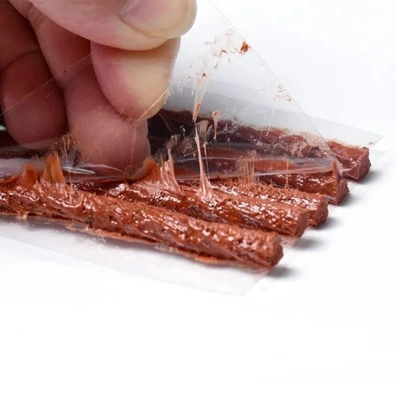 Car Tire Repair Tool Set with Glue Rubber Stripes Tools for Motorcycle Bicycle Tubeless Tyre Puncture Quick Repairing Kit