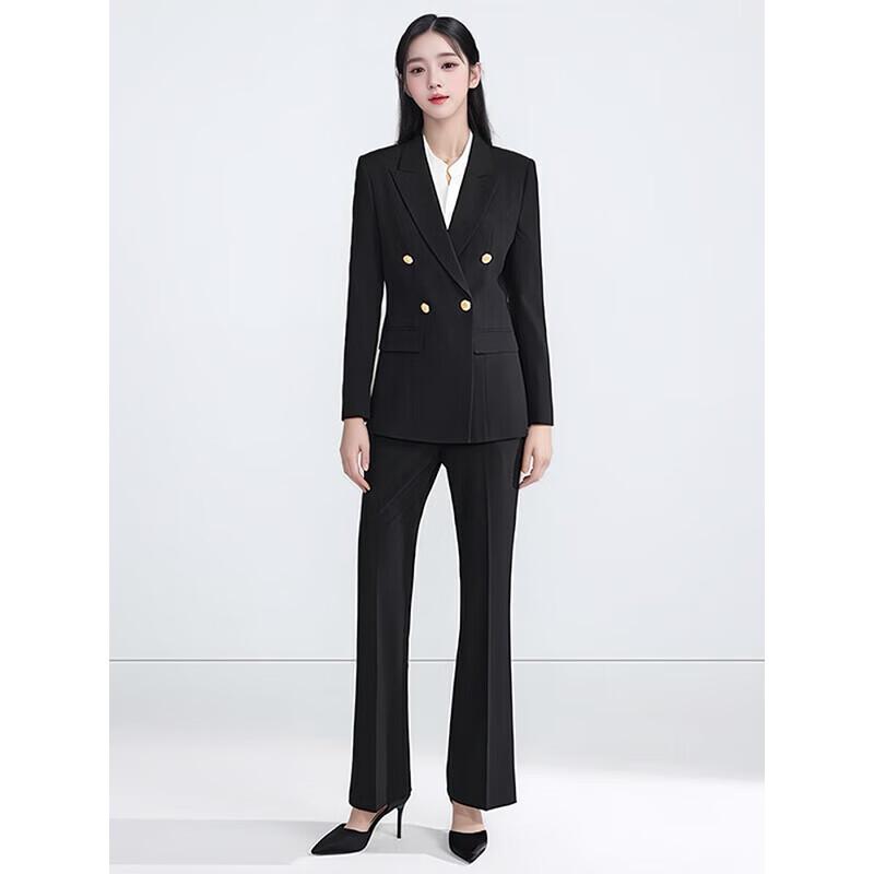 Women's High-Waist Stretch Flared Dress Pants