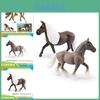 Realistic Black Forest Horse Model Stunning Decorative Piece For Home Office Display