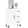 VidaXL Buffet Blanc brillant 69,5x34x90 cm Bois d'ingénierie 830286