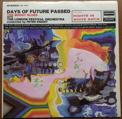 LP-Schallplatte MOODY BLUES  Days of Future Passed DES18012 Deram 1972 US Rock Gebraucht