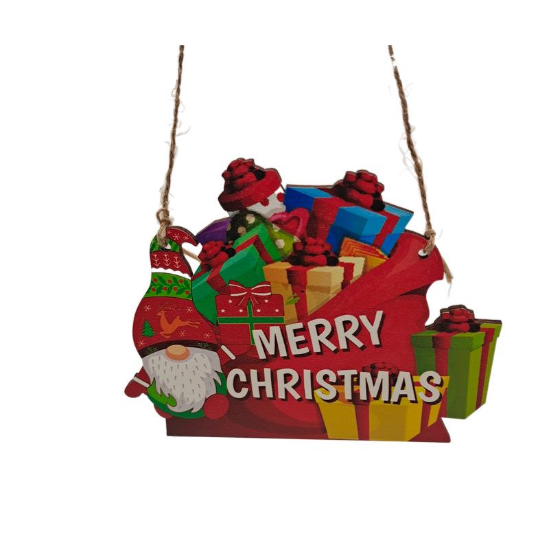 Расписные деревянные рождественские украшения: Маленькие праздничные украшения и подарки