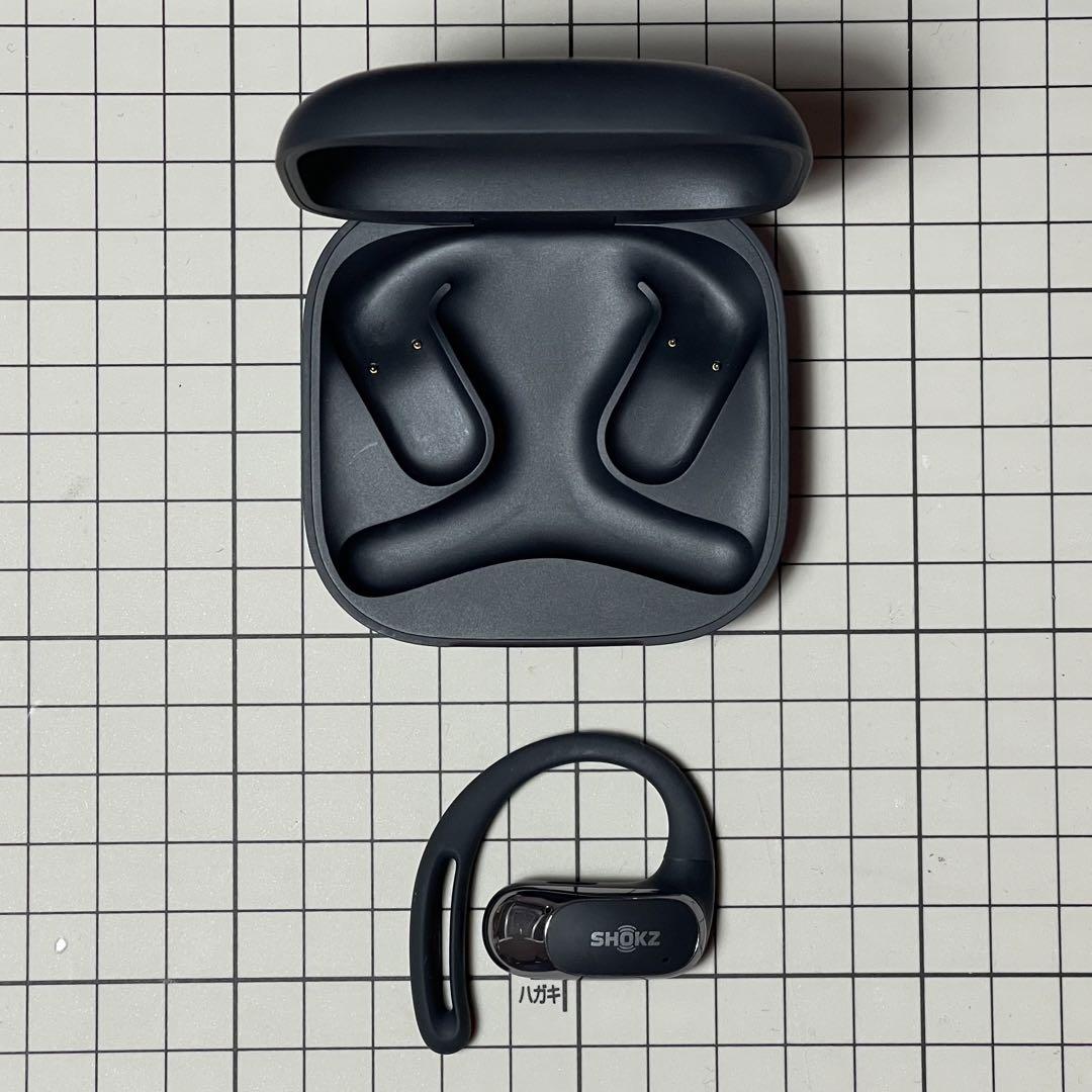 

[USED] [SHOKZ] OPEN FIT AIR Right Earbud + Charging Case, Gray