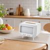 Square TV Desktop Tissue Box Plastic Tissue Dispenser Multi Functional Napkins Holder  Dormitory