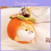 Persimmon Dog Capybara Pig Plush Animal Keychain With Soft Short Plush For Kids And Collectors