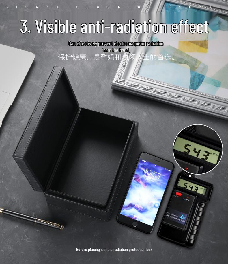 2024 Magnetische Crazy Horse Muster RFID-Abschirmbox für Autoschlüssel