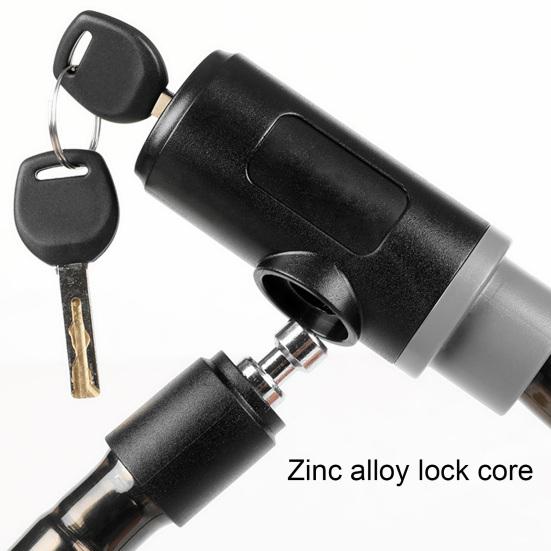 Bicycle Chain Lock with 2 Keys Long Heavy Duty Waterproof Universal MTB Road Mountain Bike Anti-Theft Security