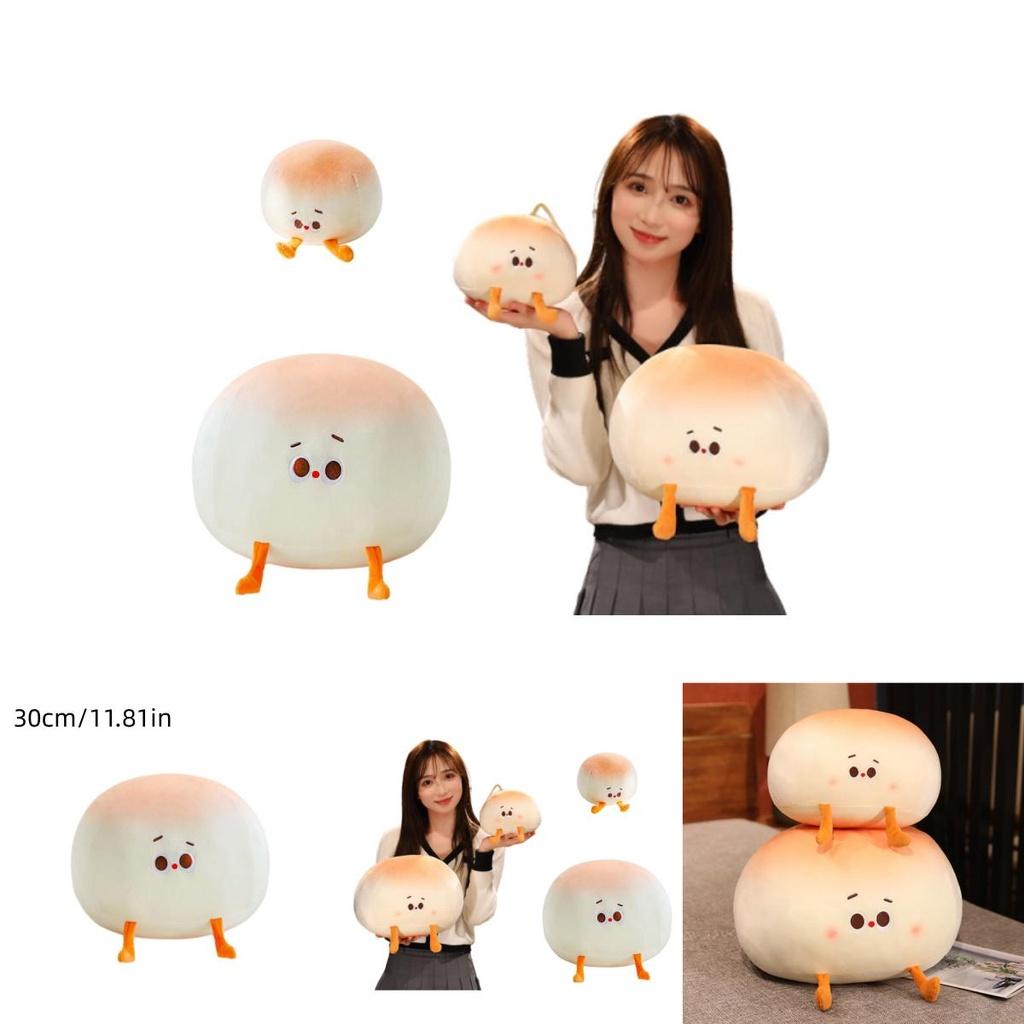 Cute Little Bread Pillow Creative New Bread Doll Plush Toy Adorable Dumpling Children's Stuffed Toy