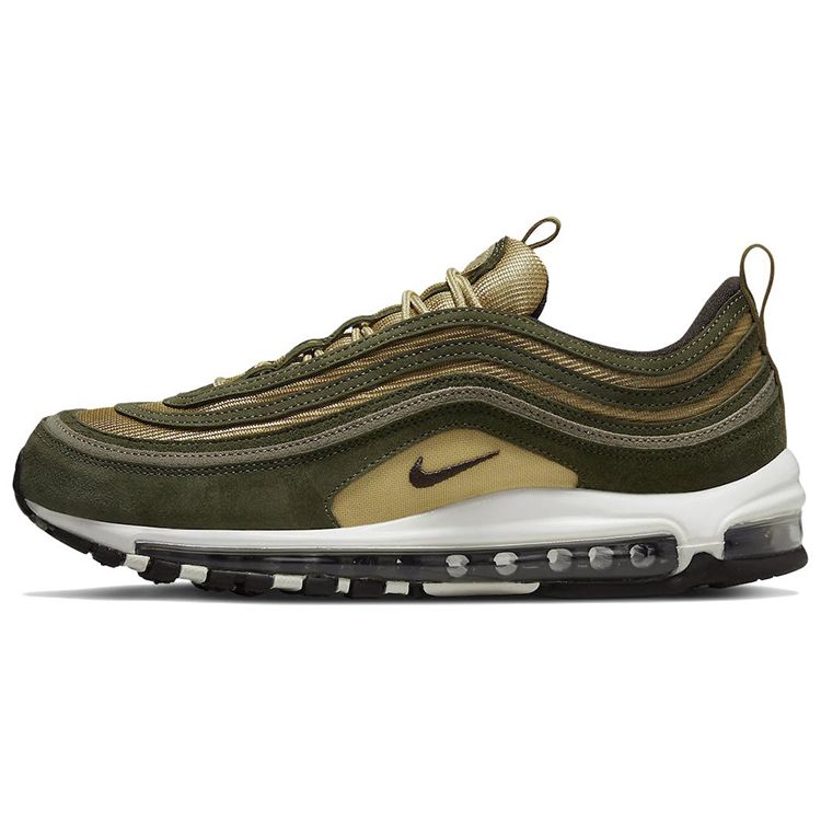 

Nike Air Max 97 NH Rough Green Men Sneakers Ironstone Metallic-Gold DR0157-300 43