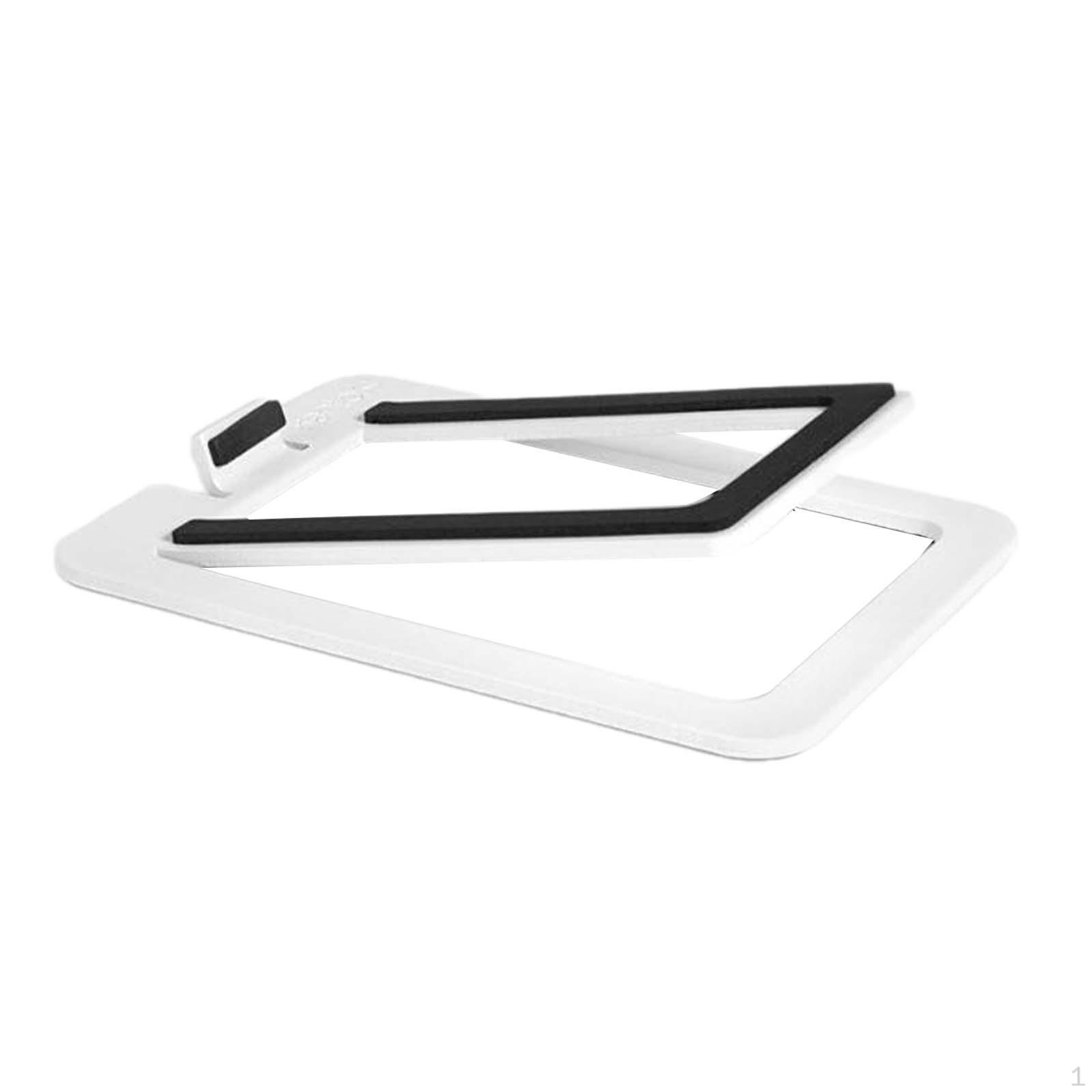 

15.5cmx11.5cm Desktop Speaker Stand for PC Audio Equipment білий