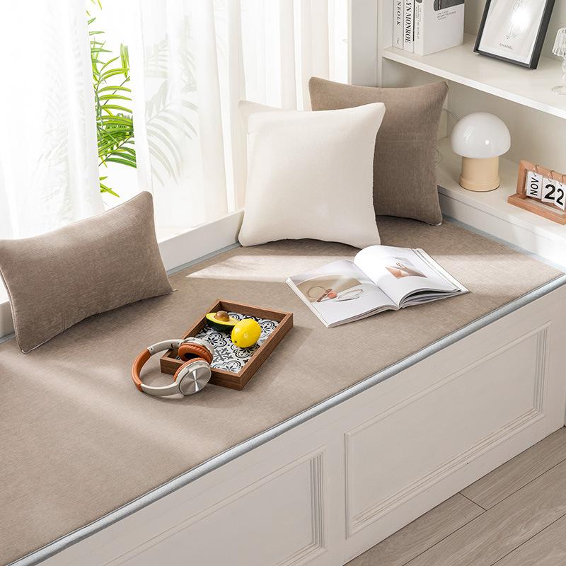 

Подушка для вікна з синелі. Подушка для виступу. Універсальна подушка «Чотири сезони». Нова суцільна кольорова подушка. 80*210