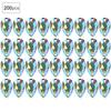 200 Pcs   Bd Acrylic Resin Drip Sewing Rhinestone Buttons 7x12mm Shoe Decoration less thanbr(  Coloured )