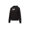 Sweatshirts Women's Black Hooded Moderate Regular 539960-01