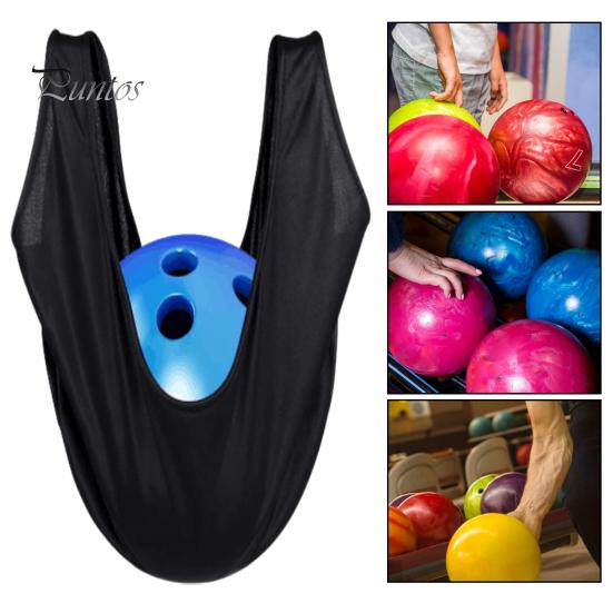 Bowling Ball Cleaner Pouch Polisher Bag Seesaw Towel Washable Professional Holder Carrier Cleaning Cloth Cover Accessories Maintenance