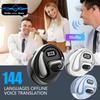 Smart Bluetooth Wireless Headphones 144 Languages Real Time Translator AI HiFi Travel Earbuds Low latency ENC Business Earphone
