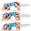 3 In 1 Protective Case Cover Dockable Clear Shock-Absorption Anti-Scratch Protector for Nintendo Switch Tpu Soft Joy-Con Case